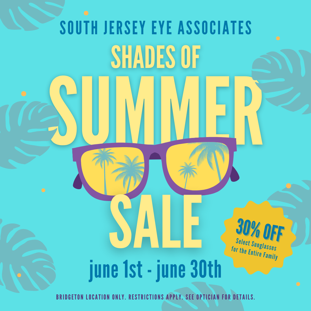 Annual Shades of Summer Sale – June 1st through June 30th
